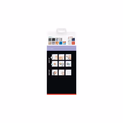 TESA MOON BLACK Aluminium Mural Panier pour douche