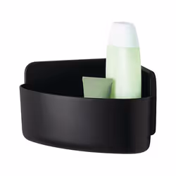 TESA LAVAA, Plastique, Noir, Mural, Panier pour douche, 3 kg, 175 mm