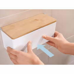 TESA BABOO Beige, Blanc Plastique Rangement de salle de bain - Vue supplémentaire 6