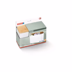 TESA BABOO Beige, Blanc Plastique Rangement de salle de bain