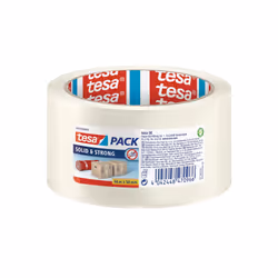 TESA 58640, Transparent, Emballage, Métal, PVC, Polycarbonate, Polypropylène, Bois, Lisse, Résistant aux UV, 66 m