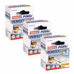 TESA 56343, Noir, Attacher, Étiquetage, Réparer, Renforcer, Métal, PVC, Polycarbonate, Polypropylène, Bois, Rude, Lisse, 2,75 ...