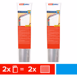 Film réfléchissant tesamoll® pour radiateurs en paquet de 2 - film isolant pour le chauffage - film réfléchissant pour stocke ...