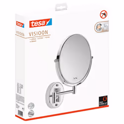 TESA 40611-00000-00 miroir de maquillage Vis Rond Argent