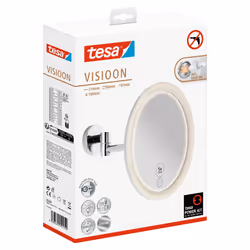 TESA 40612-00000-00 miroir de maquillage Vis Rond Noir