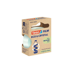 TESA Eco & Crystal Adapté à une utilisation à l'intérieur 10 m Polyéthylène téréphthalate (PET) Transparent