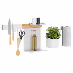 TESA 700420000000, Titulaire, Blanc, Bois, Métal, 1 pièce(s), 865 mm, 140 mm