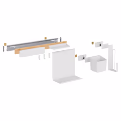 TESA 700420000000 Titulaire Blanc, Bois Métal 1 pièce(s)