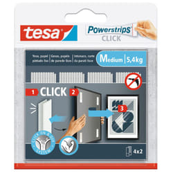 TESA Powerstrips Click Adhésif double-face de montage
