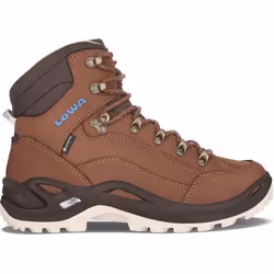Chaussures de randonnée pour femme - LOWA Renegade Gtx Mid WS - Marron - Respirant