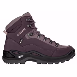 Chaussures de randonnée - LOWA - Renegade Gtx Mid WS - Femme - Violet - Respirant