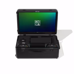 POGA Sly, 60,5 cm (23.8"), 1920 x 1080 pixels, Full HD, LED, 1 ms, Noir, Rouge