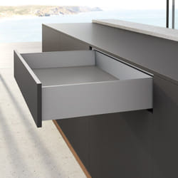 Kit avantech you hauteur 139 mm - Attaches façade : Sans - Décor : Argent - Longueur : 500 mm Hettich