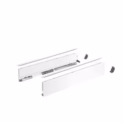 Profilé latéral de tiroir AvanTech YOU, H101mm x L350mm, blanc, gauche et droite - HETTICH - 9353385