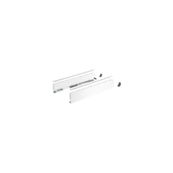 Profilé latéral de tiroir AvanTech YOU, H101mm x L550mm, blanc, gauche et droite - HETTICH - 9353389