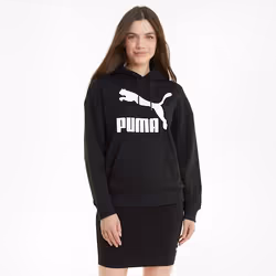 PUMA 530074_01_L, Adulte, Femelle, Sweat à capuche, L, SML, Coupe régulière