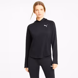 PUMA 586858_01_XS, Adulte, Femelle, Sweat à capuche, XS, SML, Coupe régulière