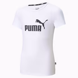 PUMA 587029_02_9-10Y, Enfant, 9-10Y, EUE, White, Encolure torsadée, Coupe régulière