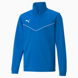 Puma Tee-Shirt TeamRISE quarter-zip Bleu Unisexe