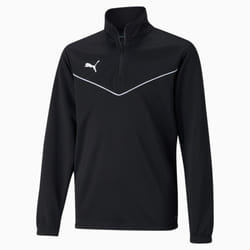Puma Tee-Shirt TeamRISE quarter-zip Noir/Blanc Unisexe