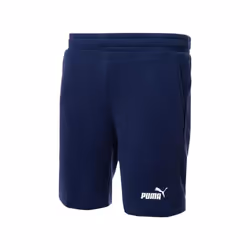 Short Homme - Puma - Essential Slim Fit - Bleu - 68% coton - Coupe slim
