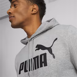 Puma Hoodie Essentials Big Gris Homme