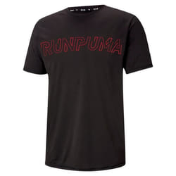 Puma T-Shirt de Course - Manches Courtes Logo Homme Puma Black M