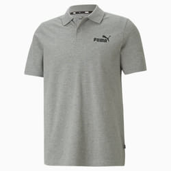 Puma Polo Essentials Pique Gris Homme