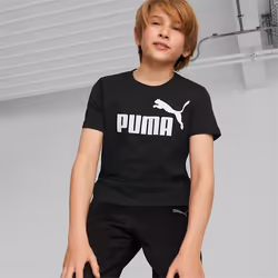 PUMA 586960_01_9-10Y, Enfant, 9-10Y, EUE, Black, Encolure torsadée, Coupe régulière