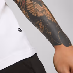 Puma Polo Essentials Pique Blanc Homme - Vue supplémentaire 5