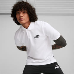 Puma Polo Essentials Pique Blanc Homme