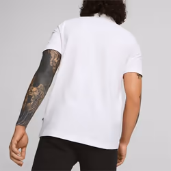 Puma Polo Essentials Pique Blanc Homme