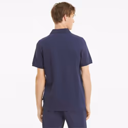 Puma Polo Essentials Pique Bleu Homme