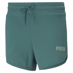 PUMA Modern Basics 7-6 cm High Waist Shorts TR- Jaune- M Femme