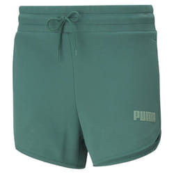 PUMA Modern Basics 7-6 cm High Waist Shorts TR- Jaune- M Femme