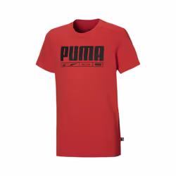 T-shirt Rouge Garçon Puma High Risk