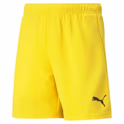 Short enfant Puma Team Rise - jaune or/noir - 10 ans