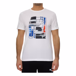 Puma BMW Motorsport Graphic Tee 531194-02 Homme Blanc t-shirts