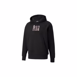 Sweat Puma downtown graphic hoodie tr Homme Noir