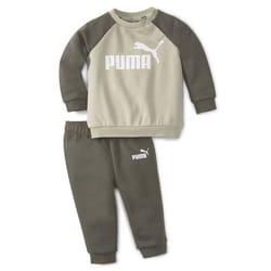 Pantalon de Jogging - PUMA - Minicats Ess Raglan - Eucalyptus - Mixte Enfant - Coton Durable