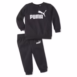 PUMA Survêtement à col rond Essentials Minicats bébé, Noir, Tenue de jogging, Bébé (0-2 ans), Mâle, Bébé (hauteur), Image