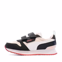 Baskets Fille - Puma - Blanc - Taille 33 - Fermeture Scratch - Talon Plat