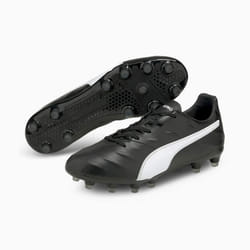 Chaussures de football Puma King Pro 21 FG - noir/blanc