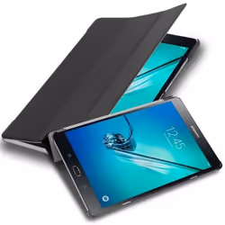 Etui pour Samsung Galaxy Tab S2 (8 Zoll) Coque en NOIR SATIN Housse Tablette Case Cover Protection Auto Wake Up Portefeuille ...