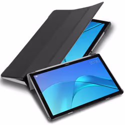 Etui pour Huawei MediaPad M5 / M5 PRO (10.8 Zoll) Coque en NOIR SATIN Housse Tablette Case Cover Protection Auto Wake Up