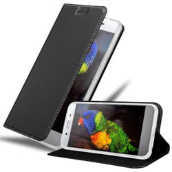Coque pour Sony Xperia XZ PREMIUM Etui en CLASSY NOIR Housse Case Cover Protection fermeture magnétique Portefeuille Wallet