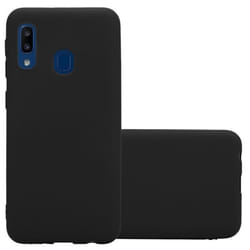 Coque pour Samsung Galaxy A10e / A20e Etui en CANDY NOIR Housse Case Cover Protection Silicone TPU Case