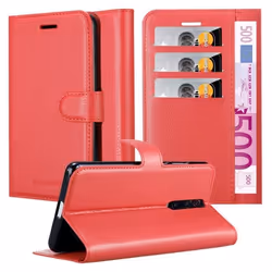 Étui pour Xiaomi RedMi K20 - CADORABO - Mi 9 T - Similicuir Rouge - Fermeture Magnétique - Fonction Stand