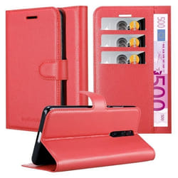 Étui pour Xiaomi RedMi K20 - CADORABO - Mi 9 T - Similicuir Rouge - Fermeture Magnétique - Fonction Stand