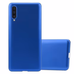 Coque pour Samsung Galaxy A50 4G / A50s / A30s Housse en METALLIC BLEU Etui Case Cover Protection Silicone TPU Cover matte